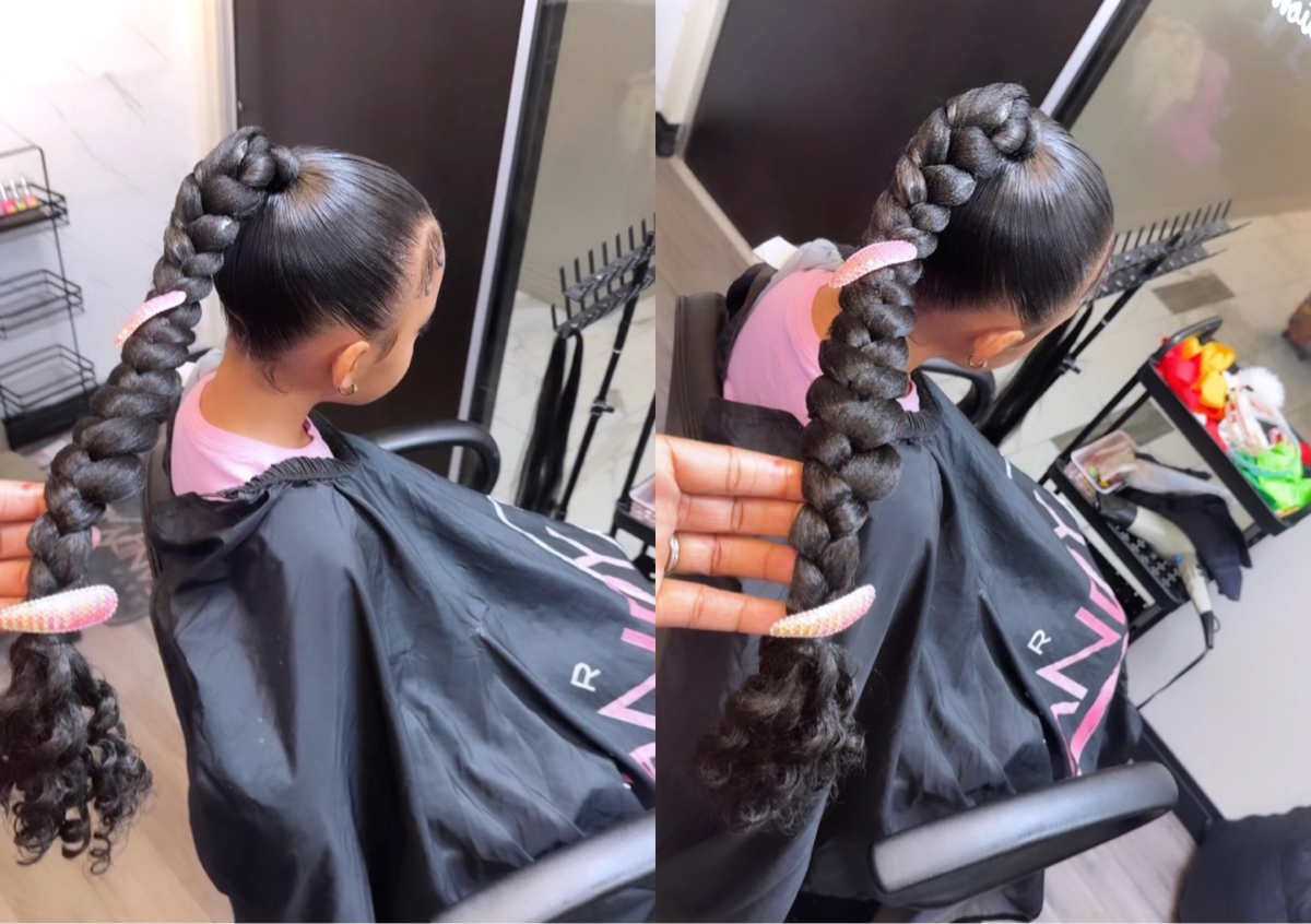 Genie braided ponytail 