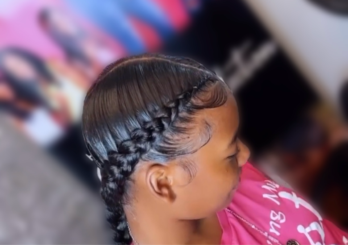 Kids Two Feed In Braids