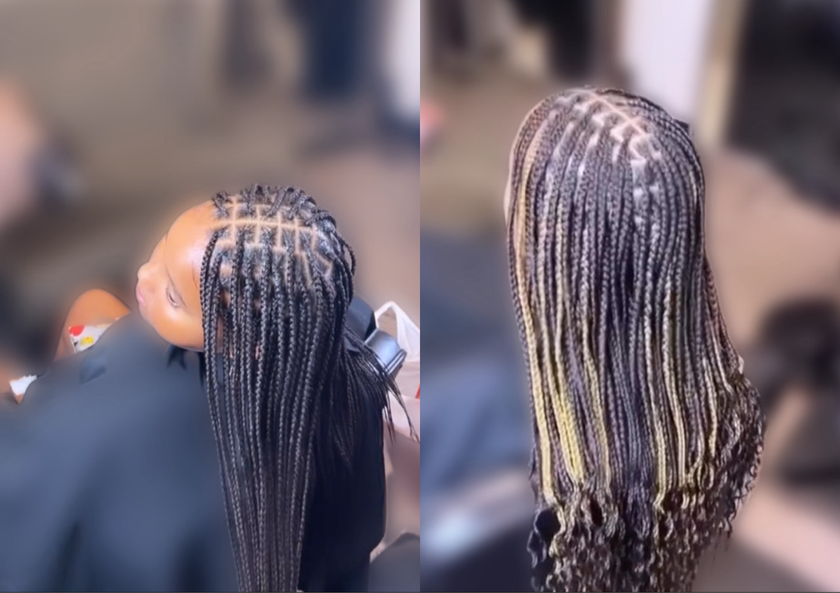 Kids Small Knotless Braids