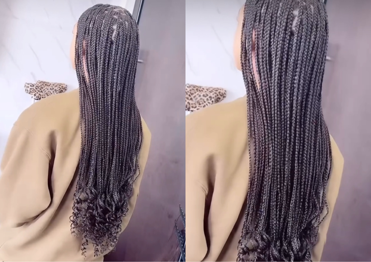 Kids Medium Knotless Braids