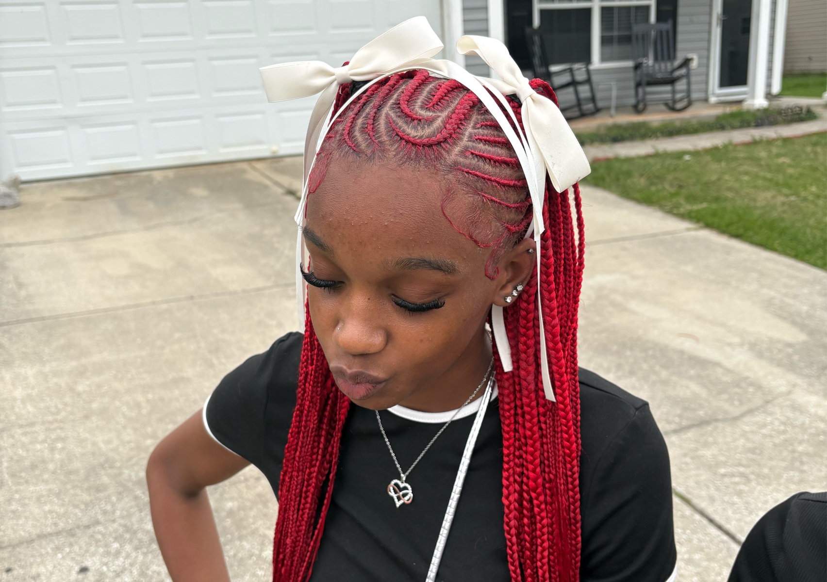 Medium fulani braids 