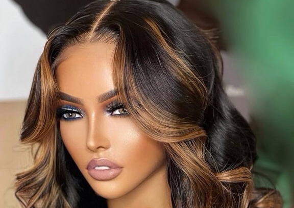 Custom colored  (balayage) with layers