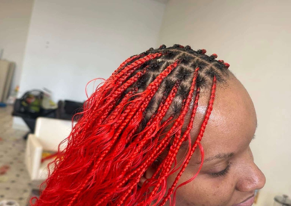 Boho Knotless Braids