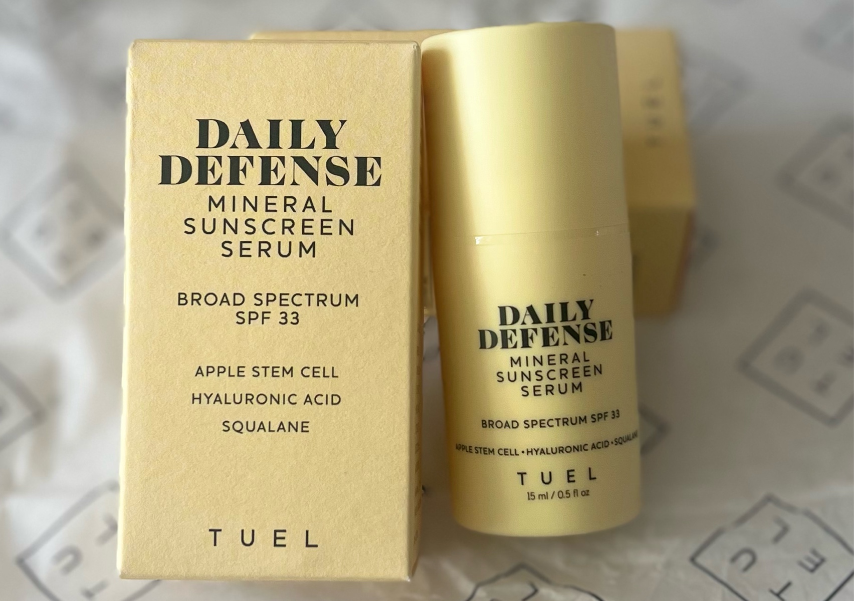 Post-dermaplaning safe SPF Serum