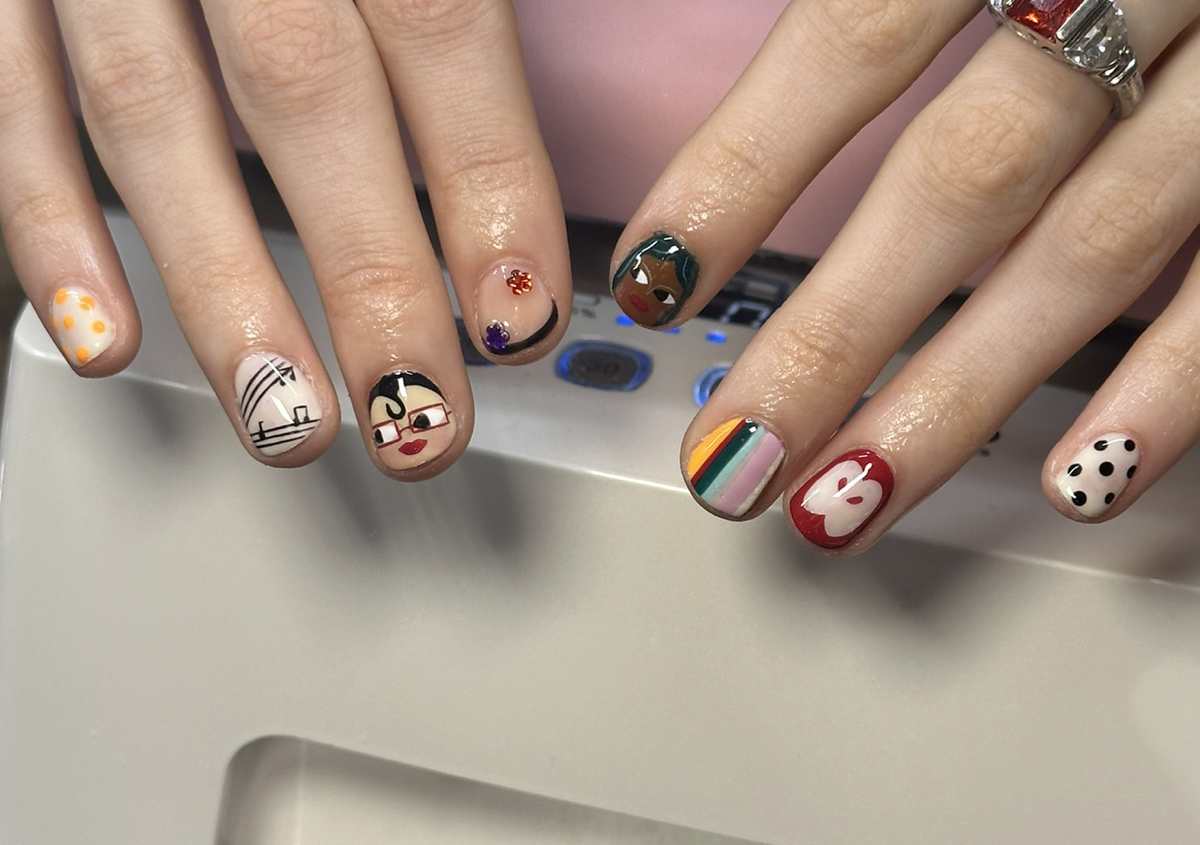 Full design - gel mani