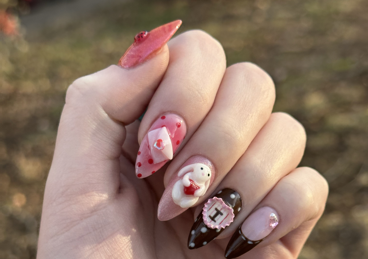 3d nail art add on - per nail 