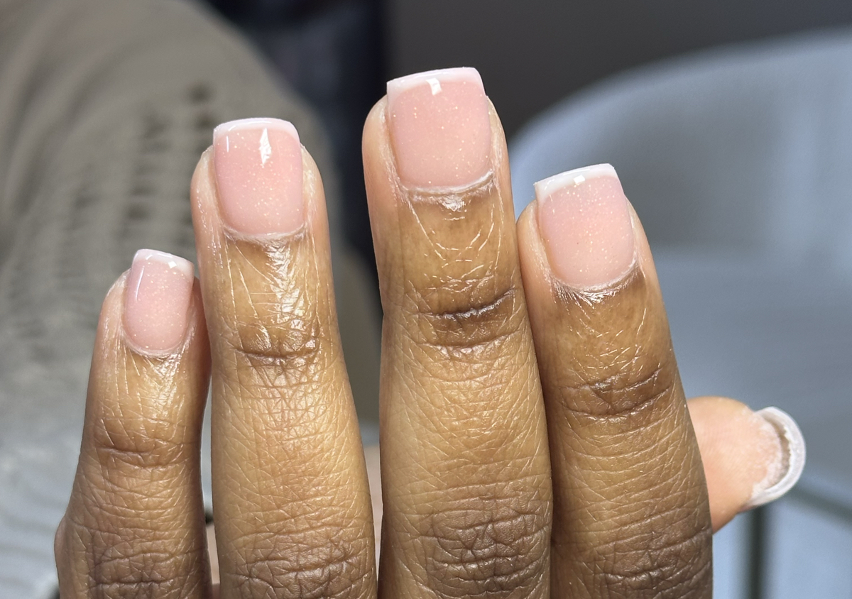 French tip all 10 nails - rebalance 