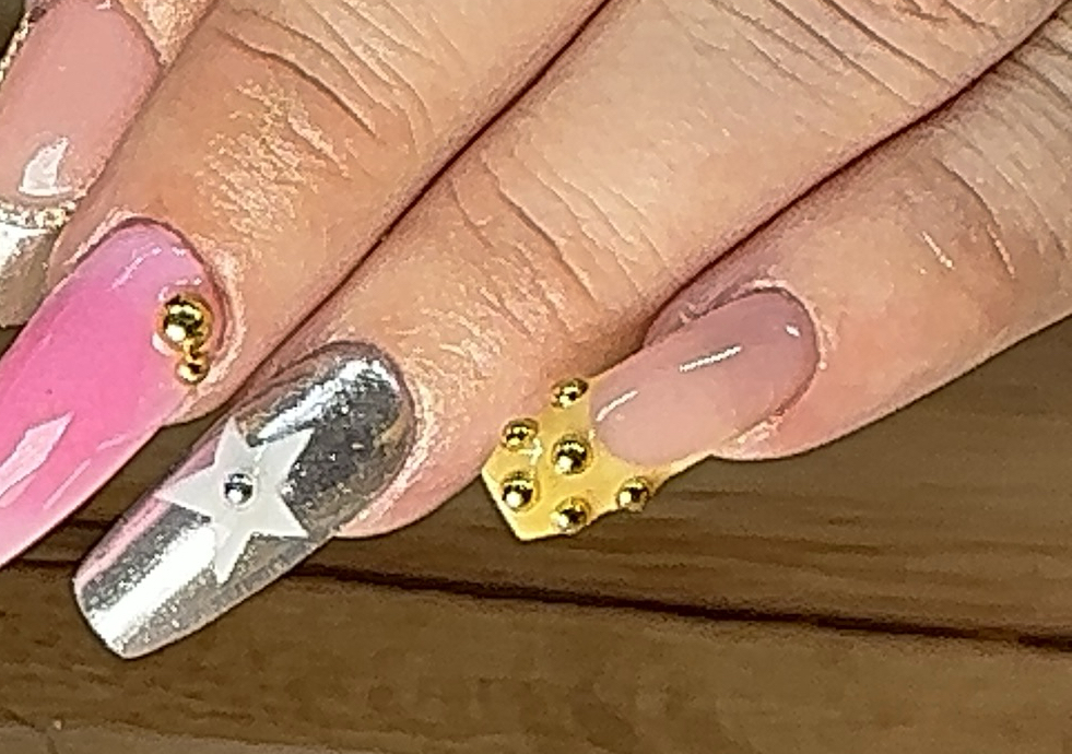 FULL gem/charm nail add on - per nail