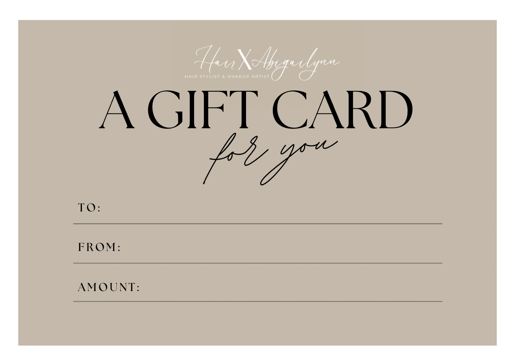 GIFT CARDS