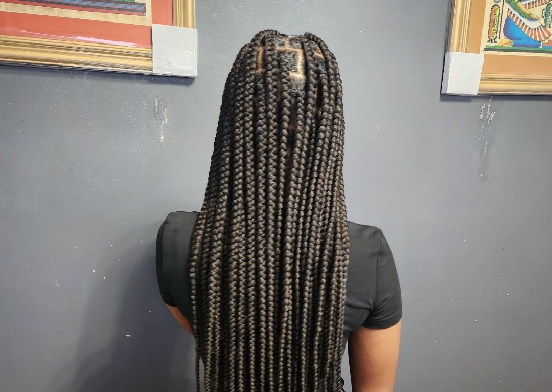 Large knotless braids (Read Description Below)