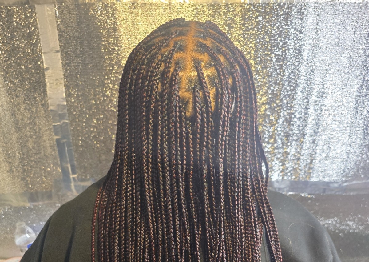 Small knotless braids (Read Description Below)