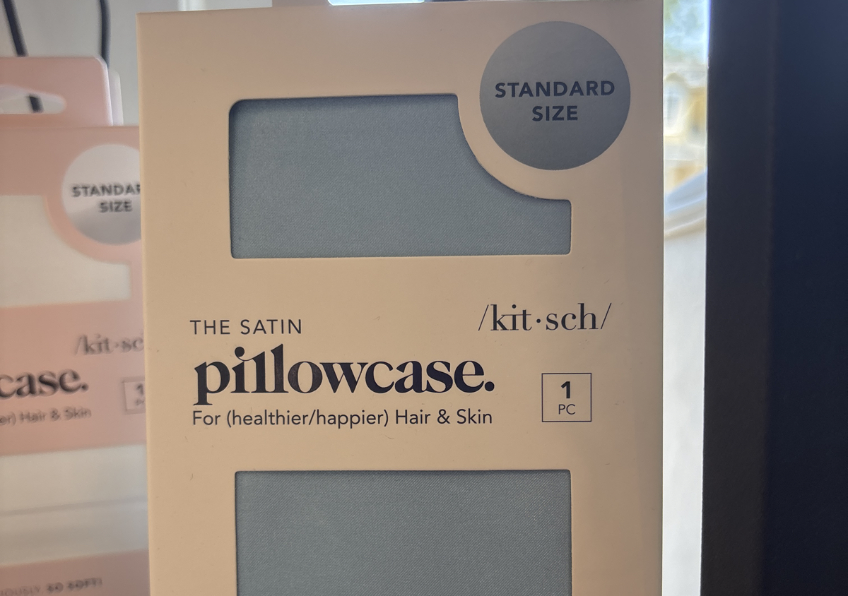 Satin Pillowcase - Haze Blue