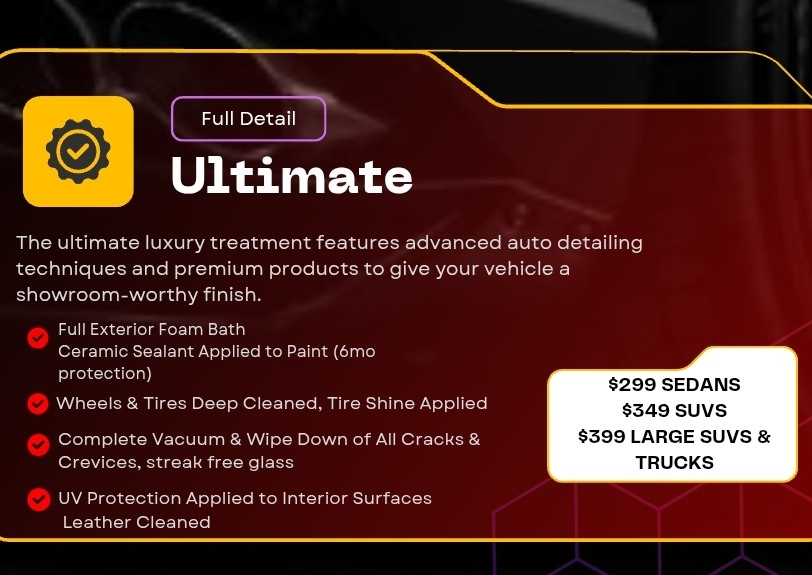Ultimate Package Sedan 