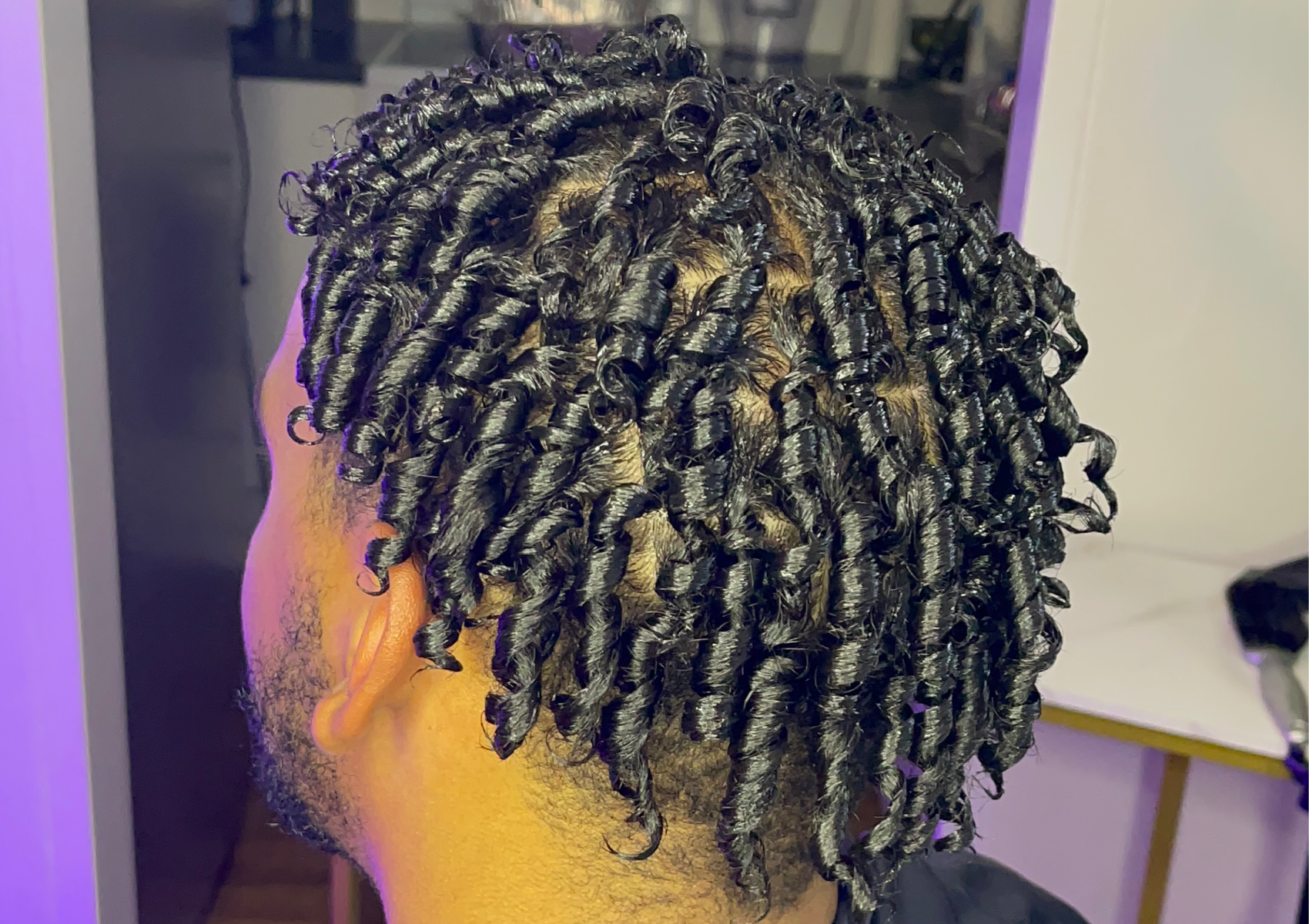 STARTER LOCS COMB COIL - short hair 