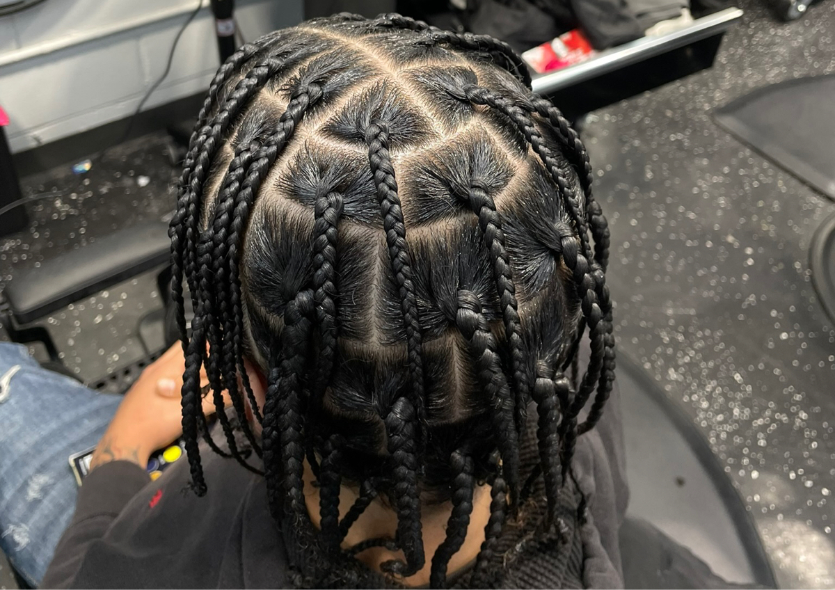 Small  Natural Box Braids