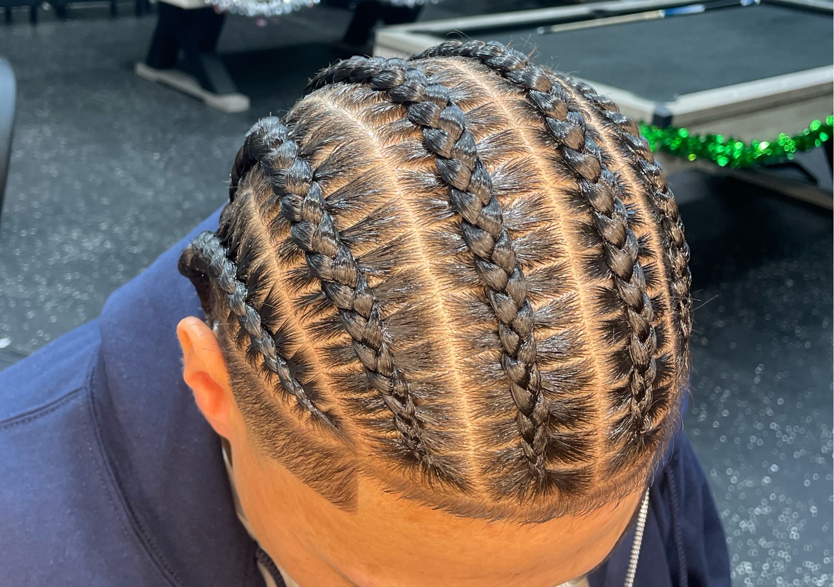 6 Cornrows