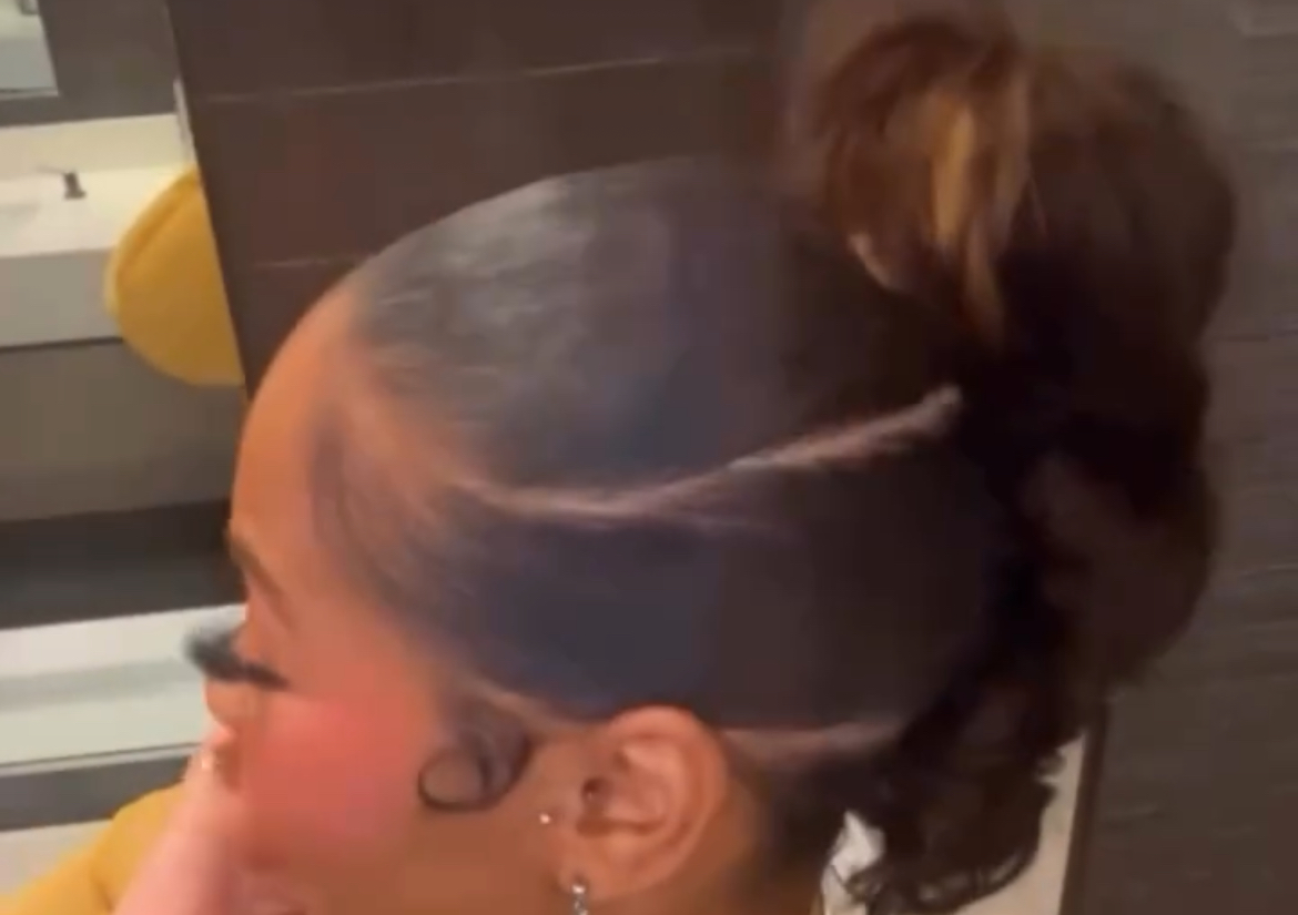 Three Bun Natural style 