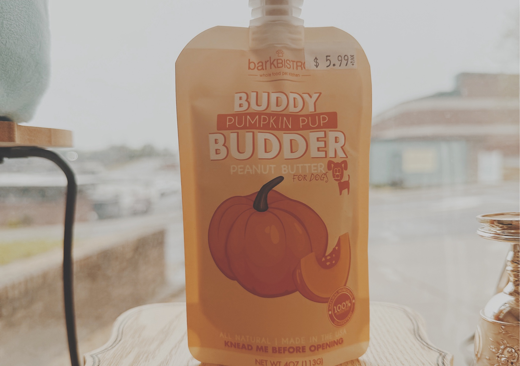 Bark Bistro Pumpkin Pup Buddy Budder