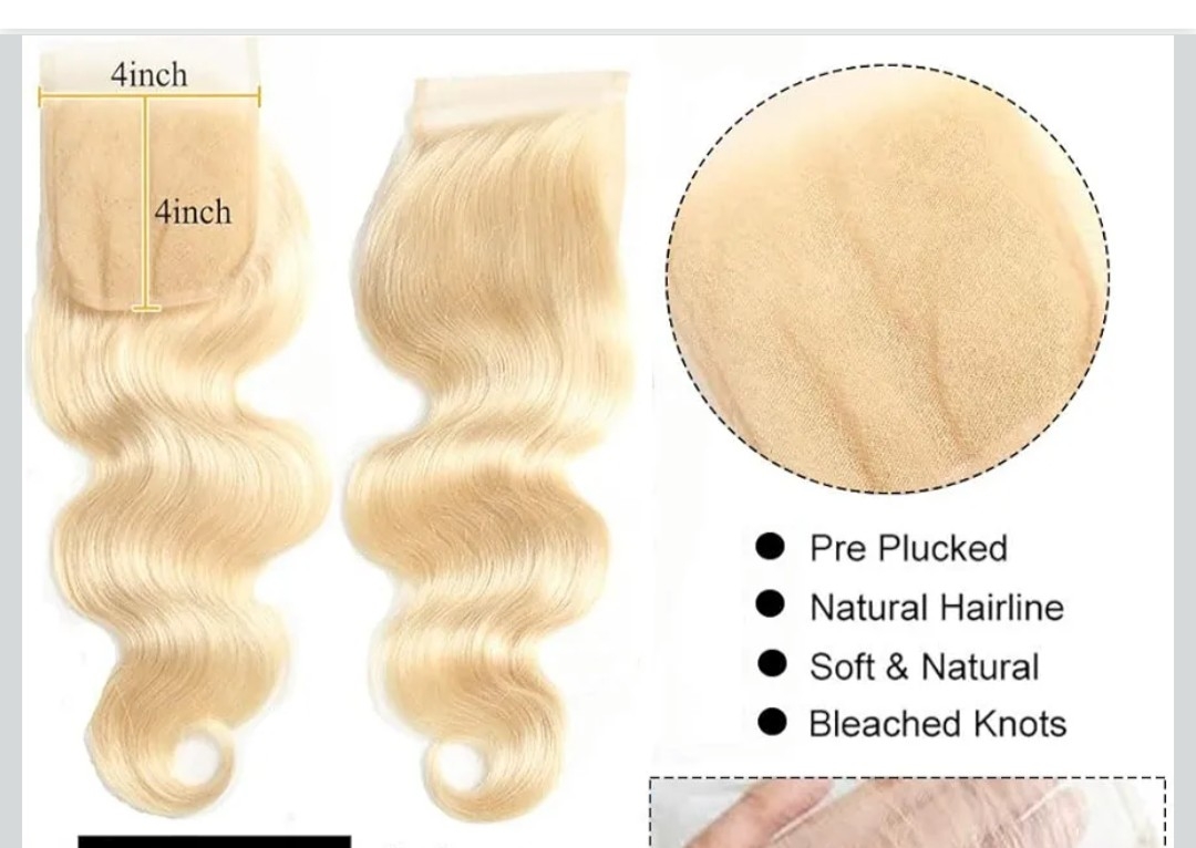 613 Closure 4x4 26inch Body Wave