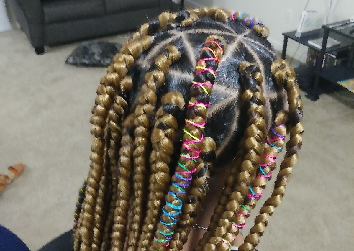 Braids with extensions