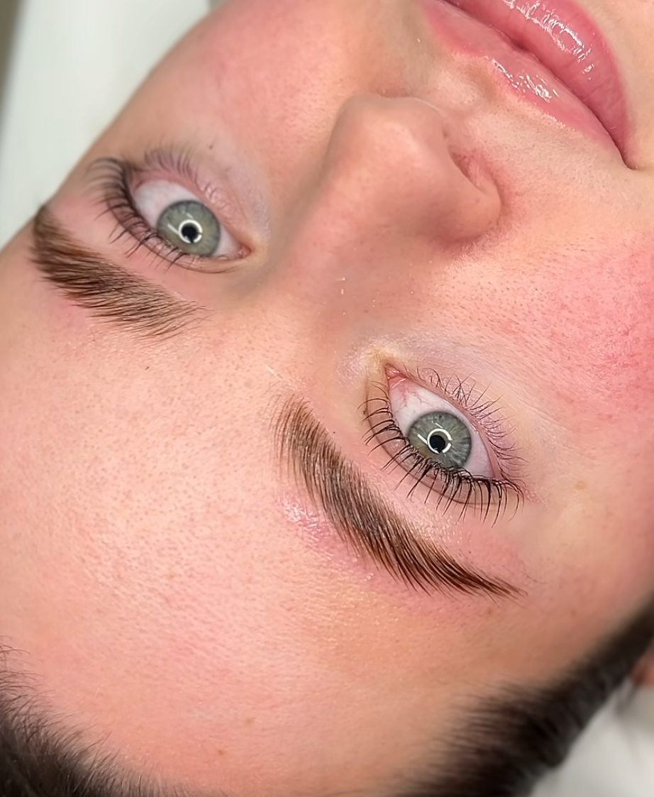 Lash lift and Lamination Combination