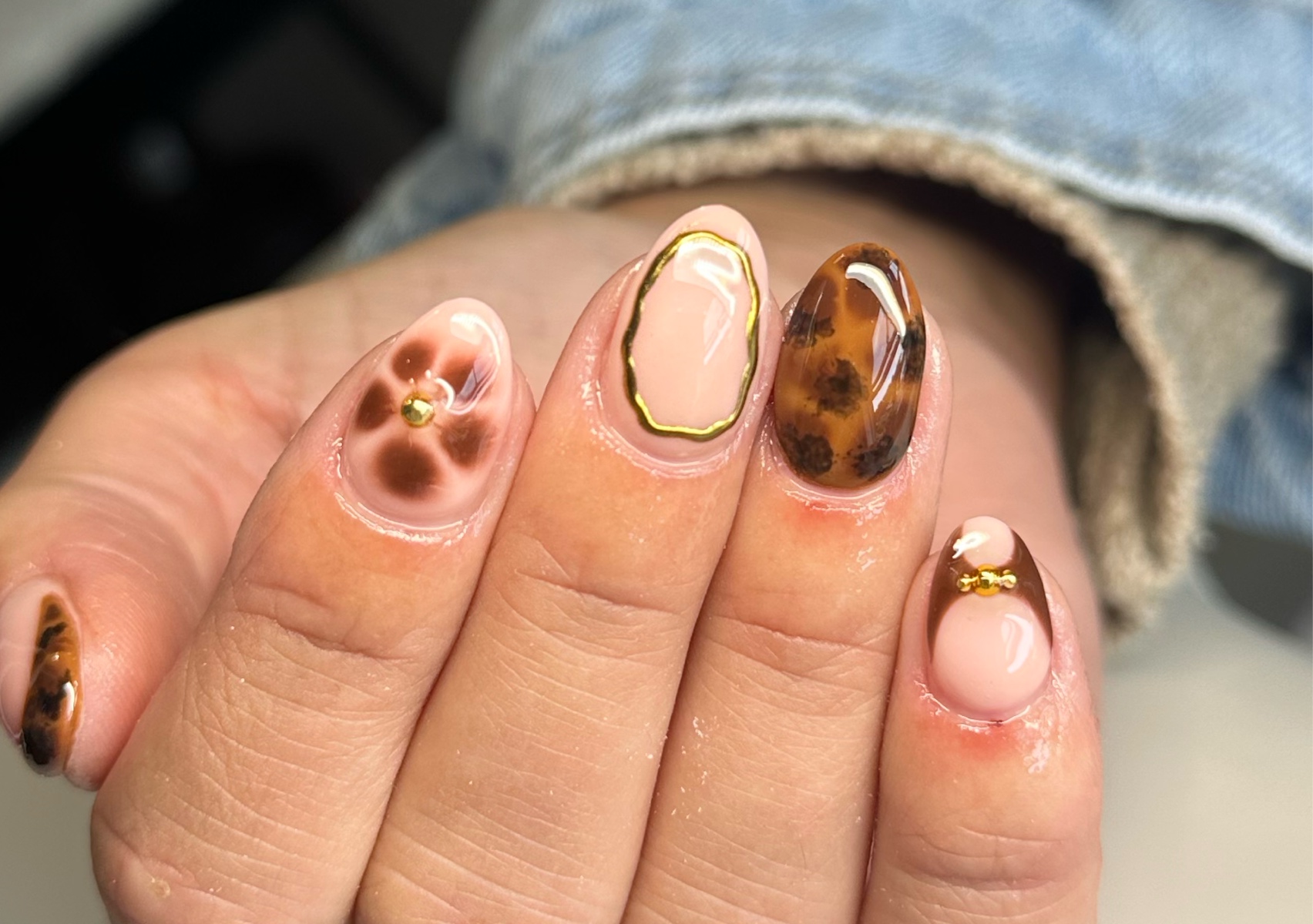 Builder Gel - Hand Painted Design