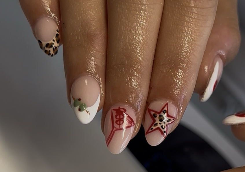 Acrylics - Hand Painted Design