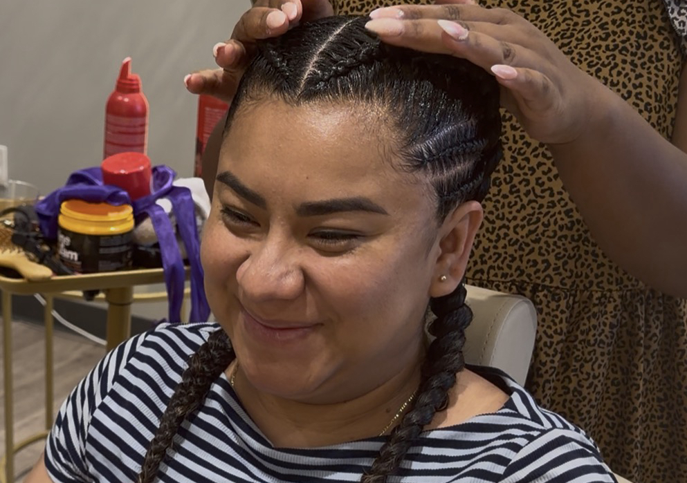 Boxeadoras con diseño de lado sin cabello añadido 