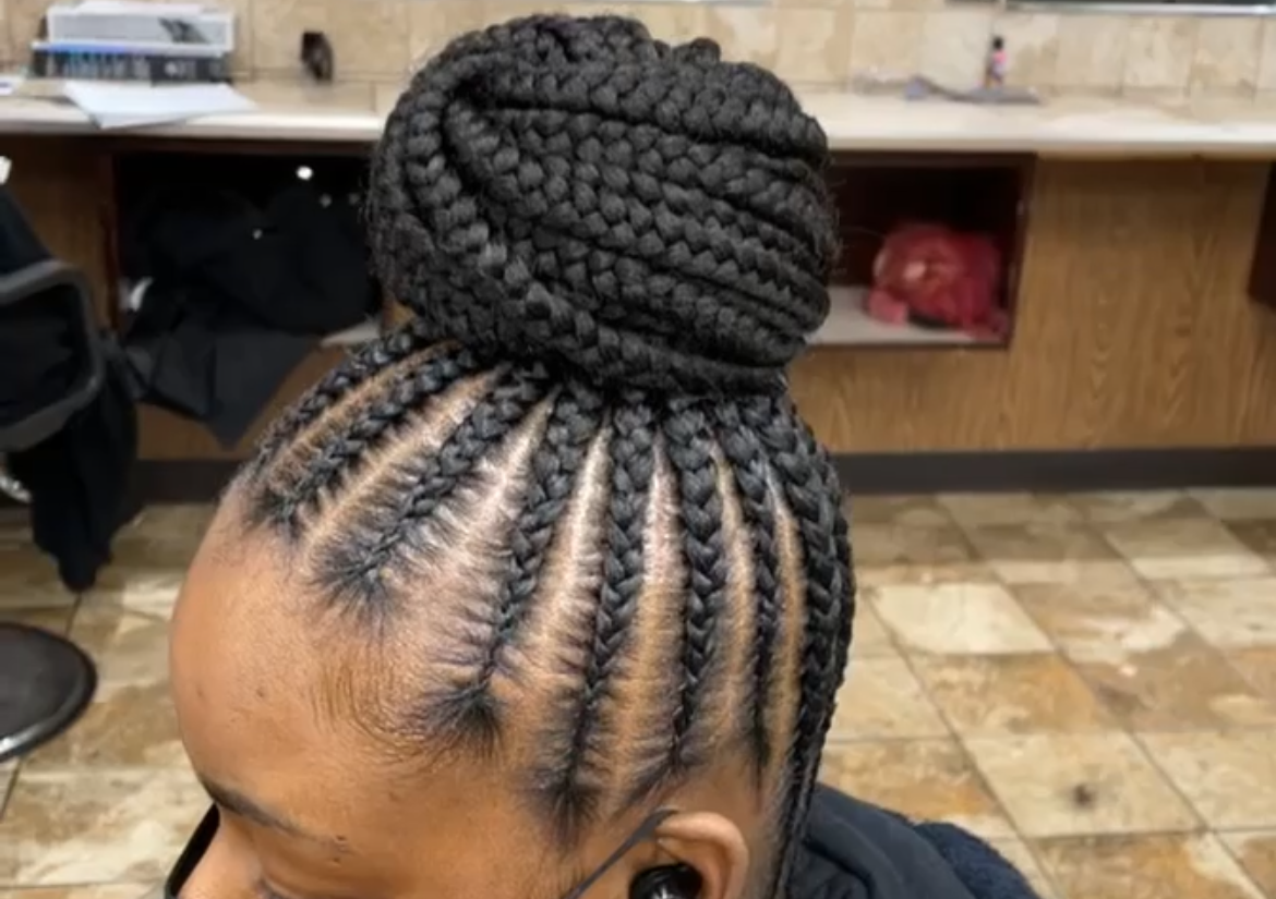 feed In ponytail Medium