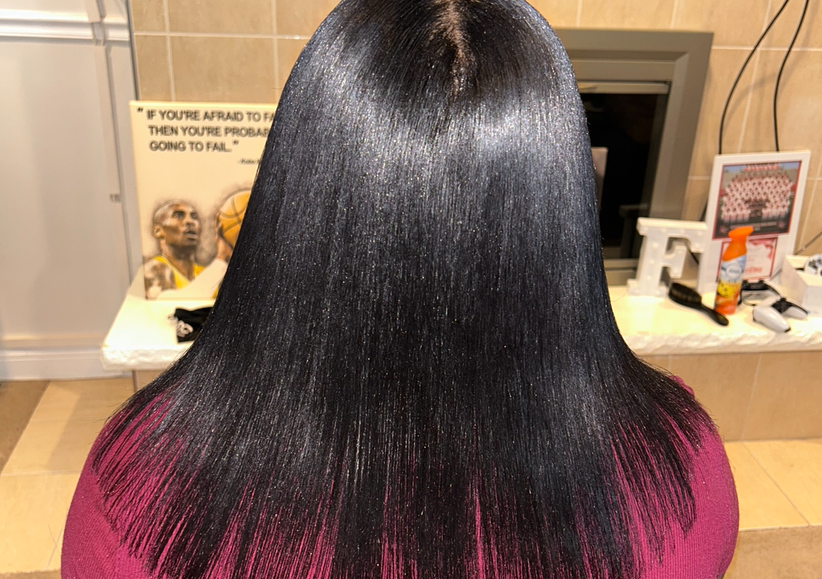 natural Flat iron