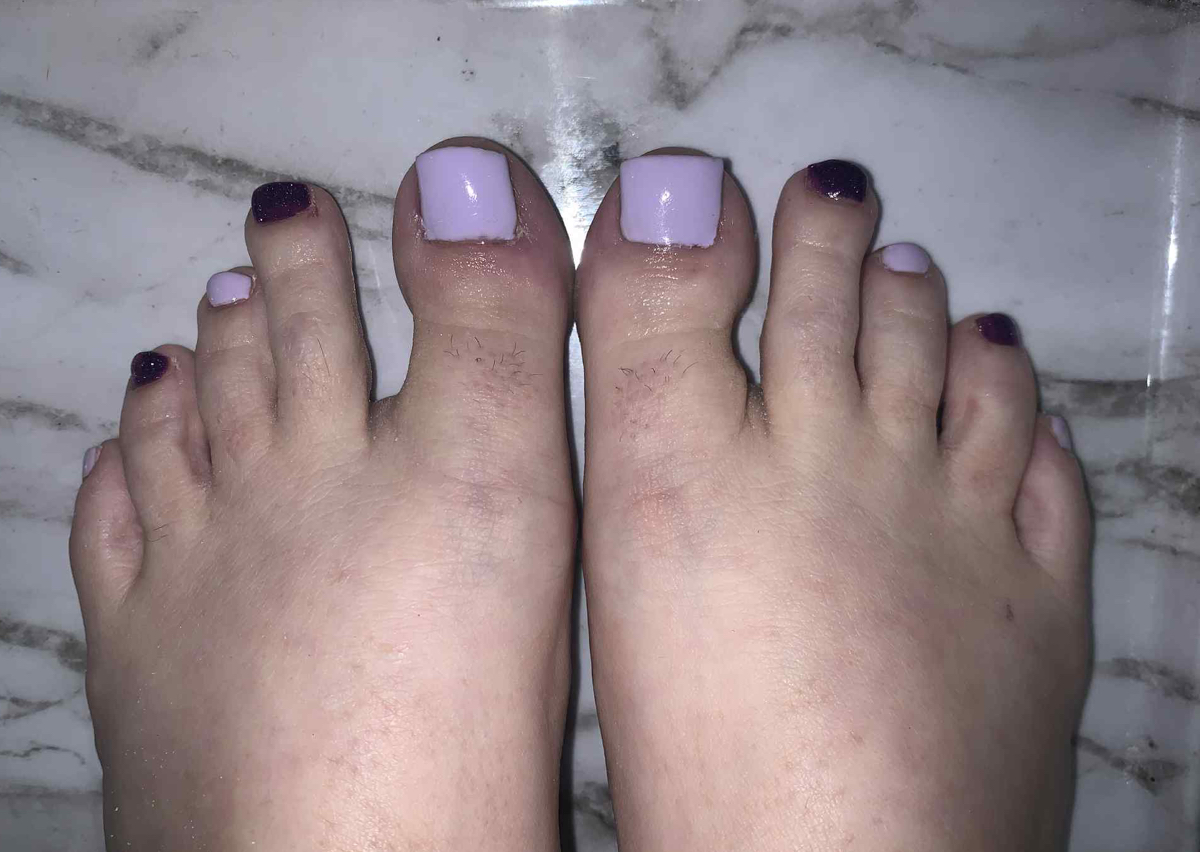 Simple pedicure/No tub