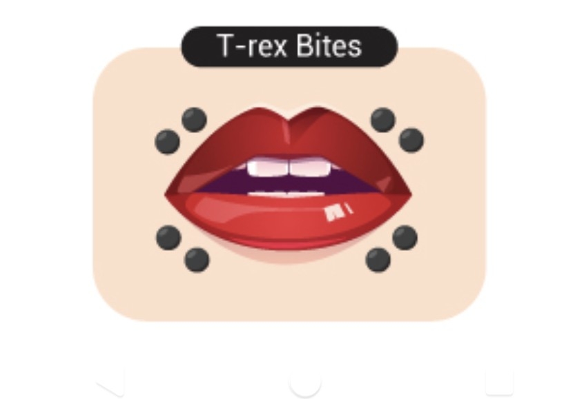T-Rex Bites Lip Piercing 