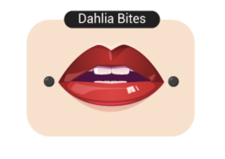Dahlia Bites Lip Piercing
