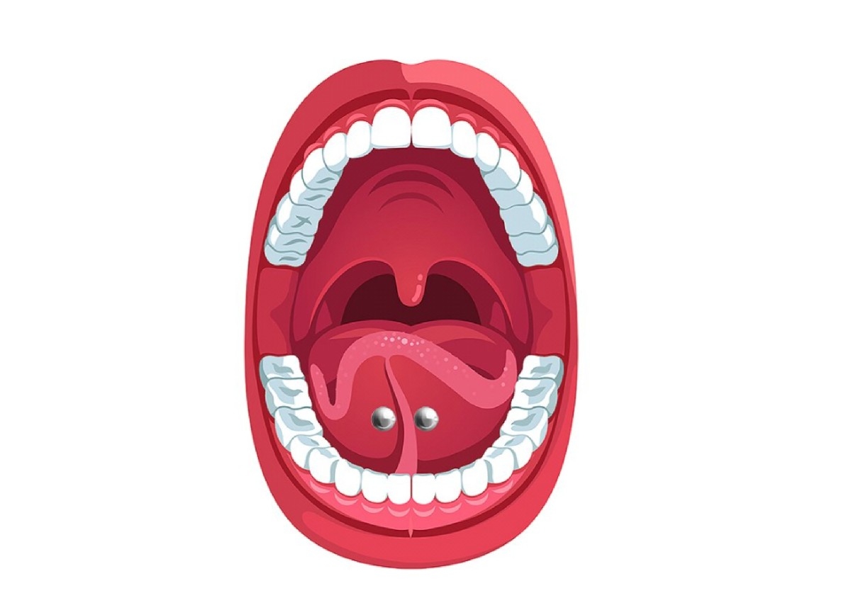 Tongue Web Piercing