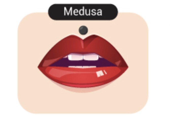 Medusa Lip Piercing