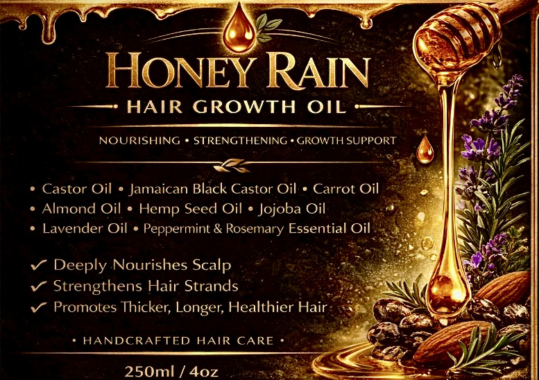 Honey Rain hair growth oil