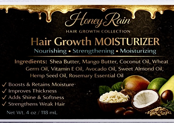 Honey Rain hair growth moisturizer