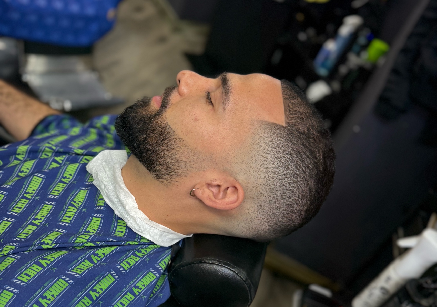 Haircut + Beard with hot towel