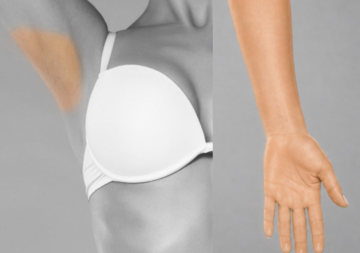Half arms & Fingers, Underarms 