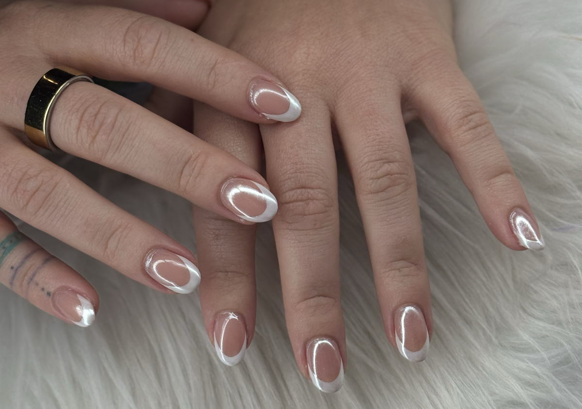 Builder gel on natural nail