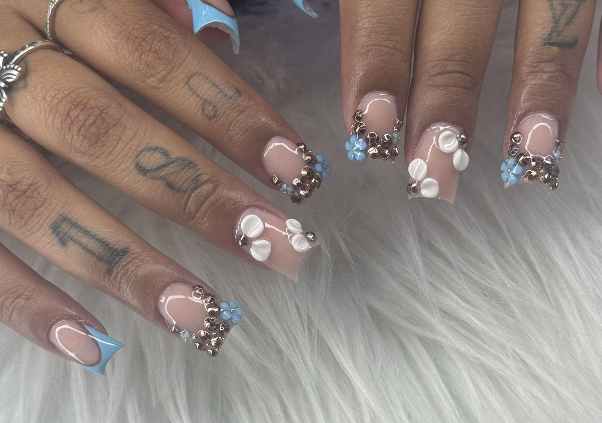 Short Acrylic Full set 1 magnet