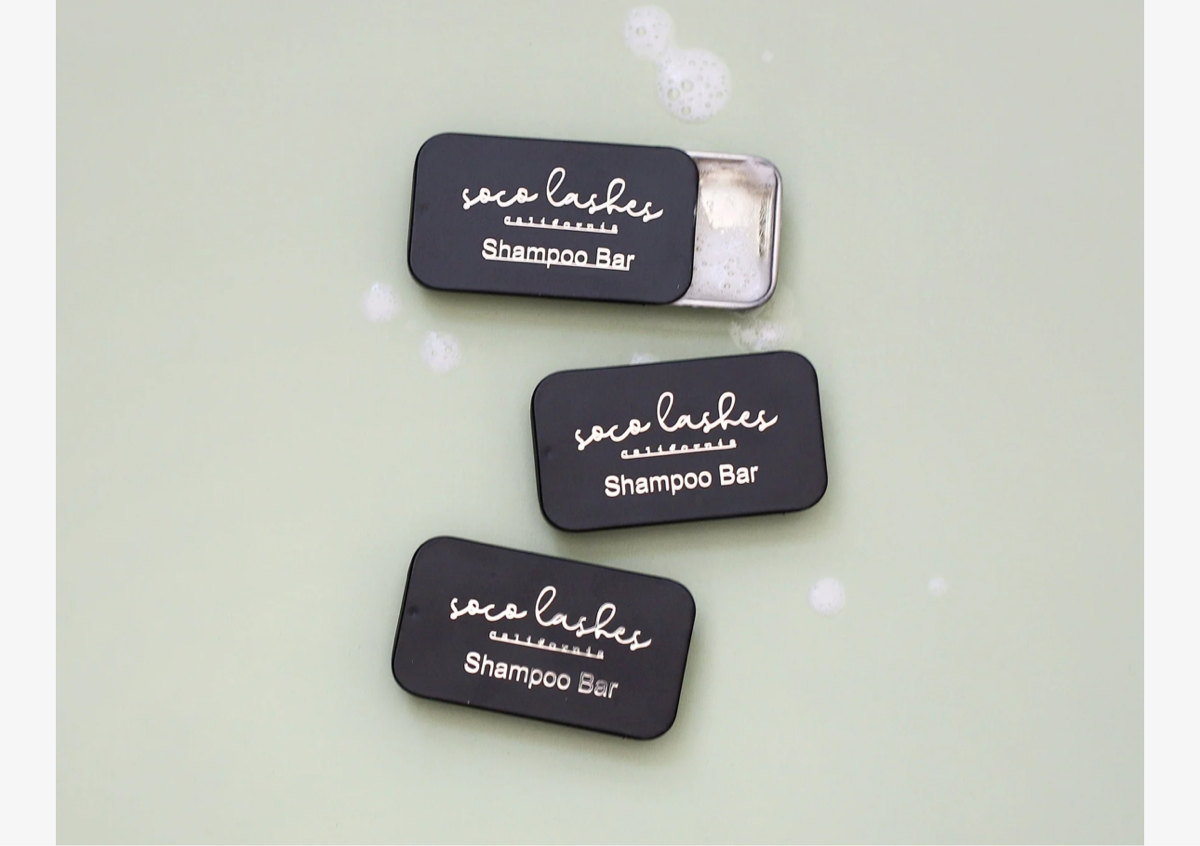 Soco Lashes shampoo bar