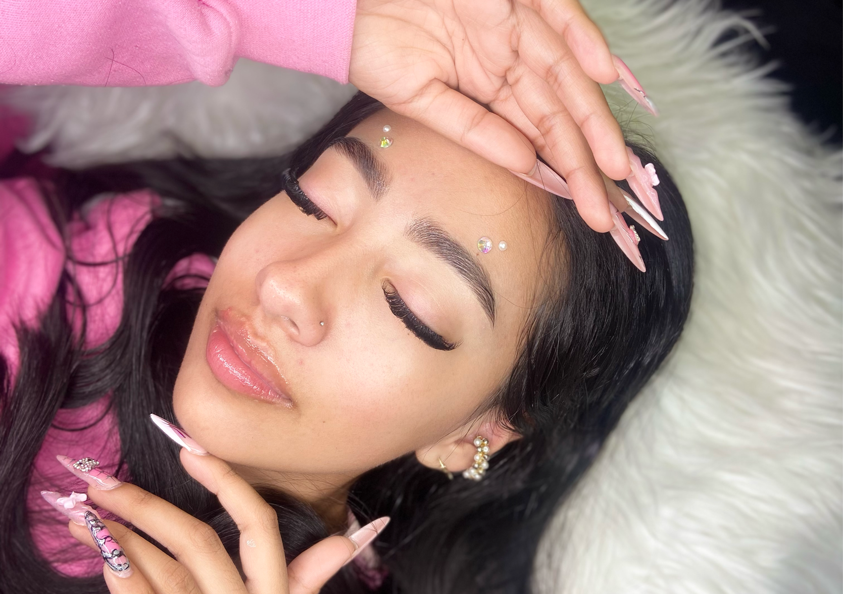 Brown lamination 💕🧸