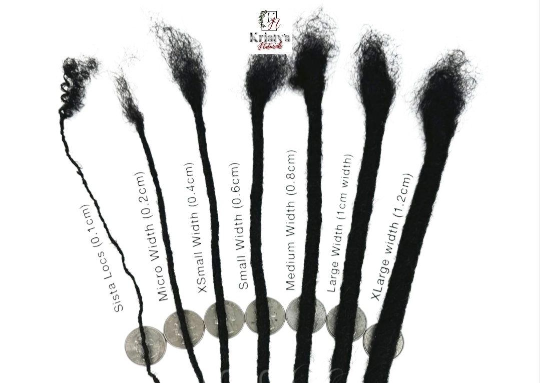 Handmade To Order Locs 0.2 cm