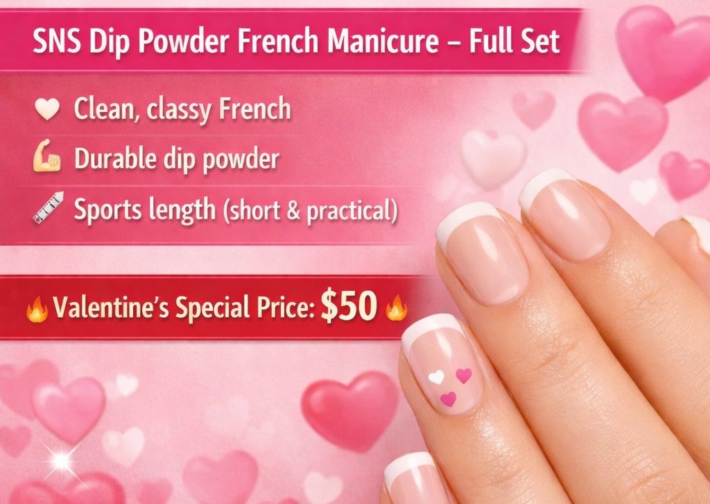 SNS Dip Powder French Manicure 