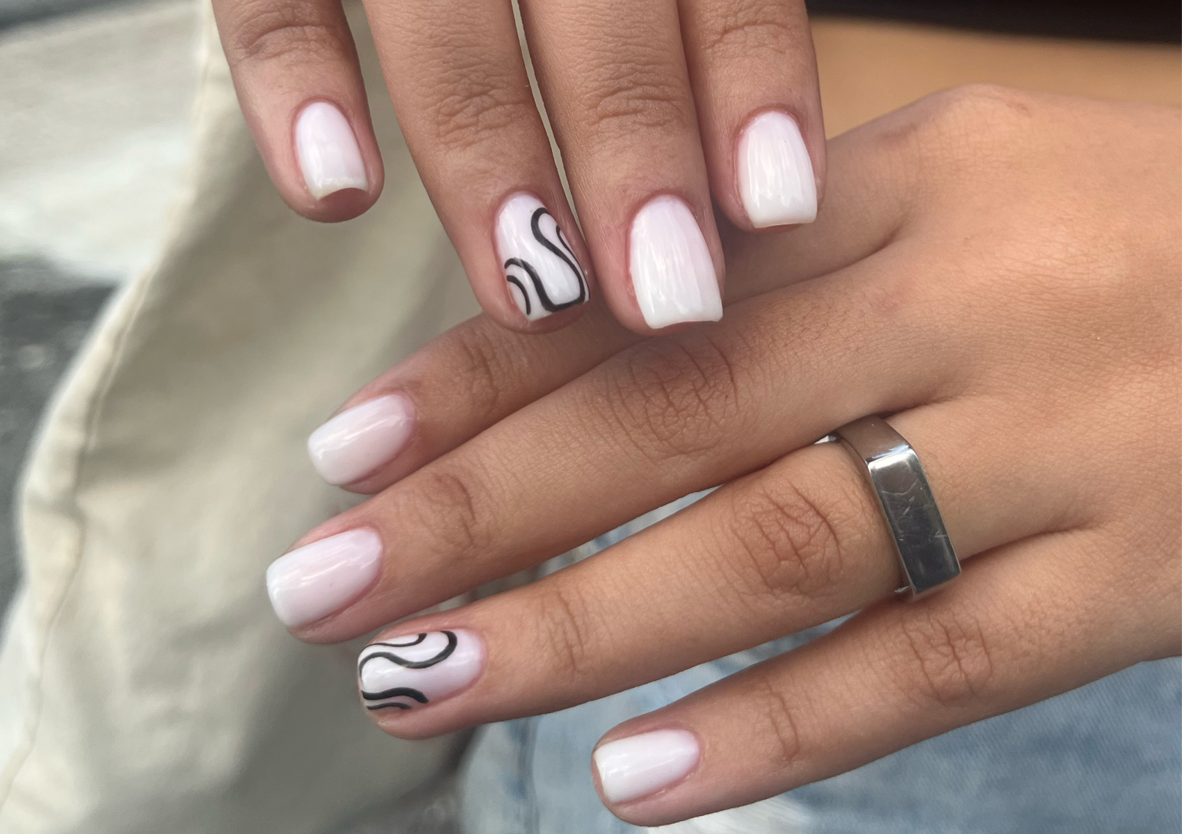 Manicura en seco con builder gel 