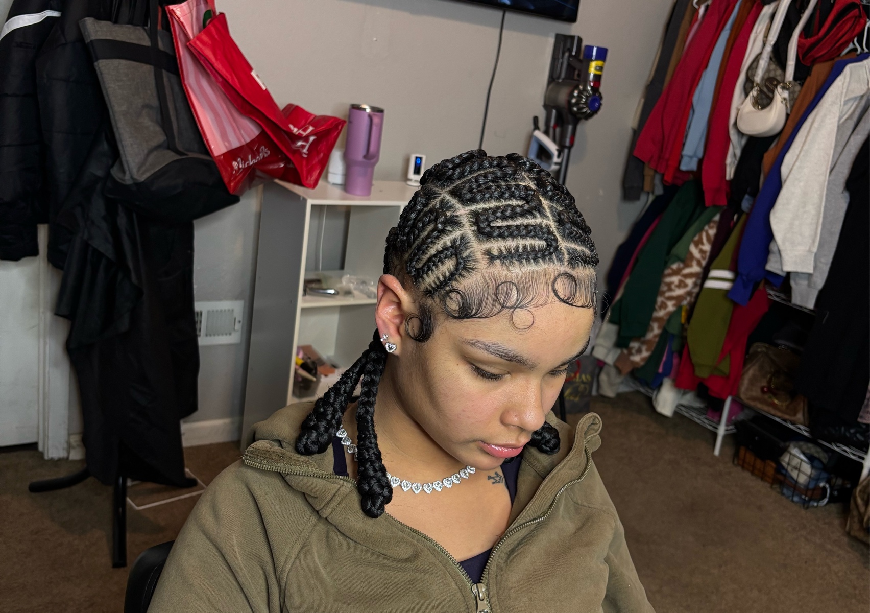 4 Zig zag braids