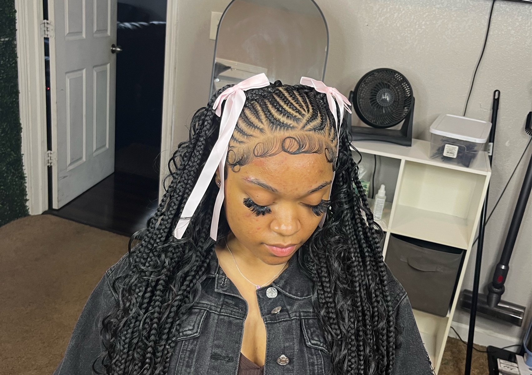 Feedins  w/Smedium knotless