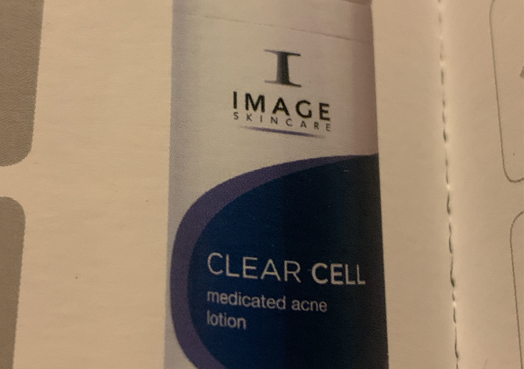 Medicated acne lotion