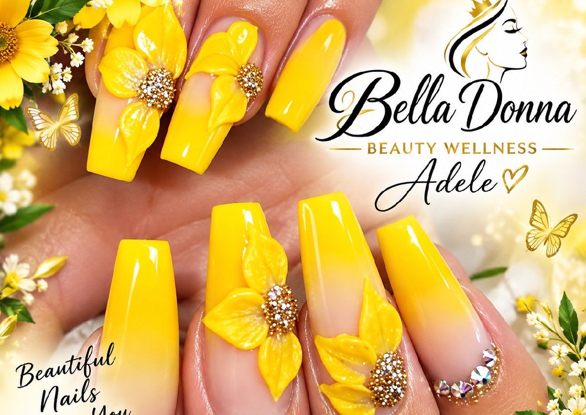 Sculpture nails with art done m length small length large length  (1/4)